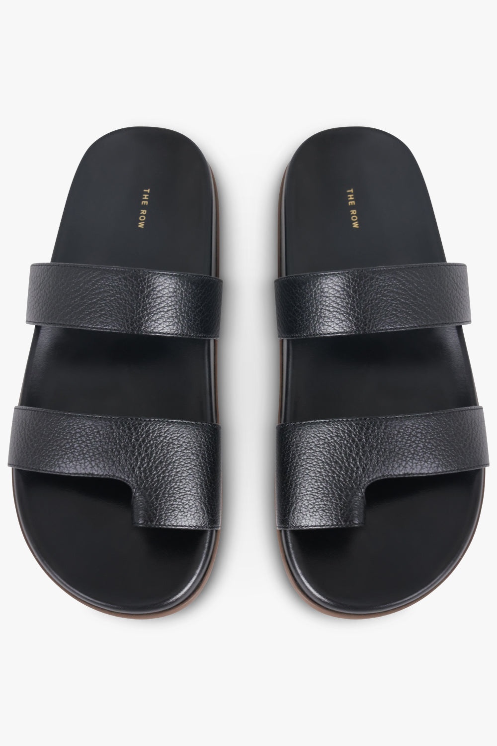 HUGH DOUBLE STRAP SLIDE | BLACK - 5