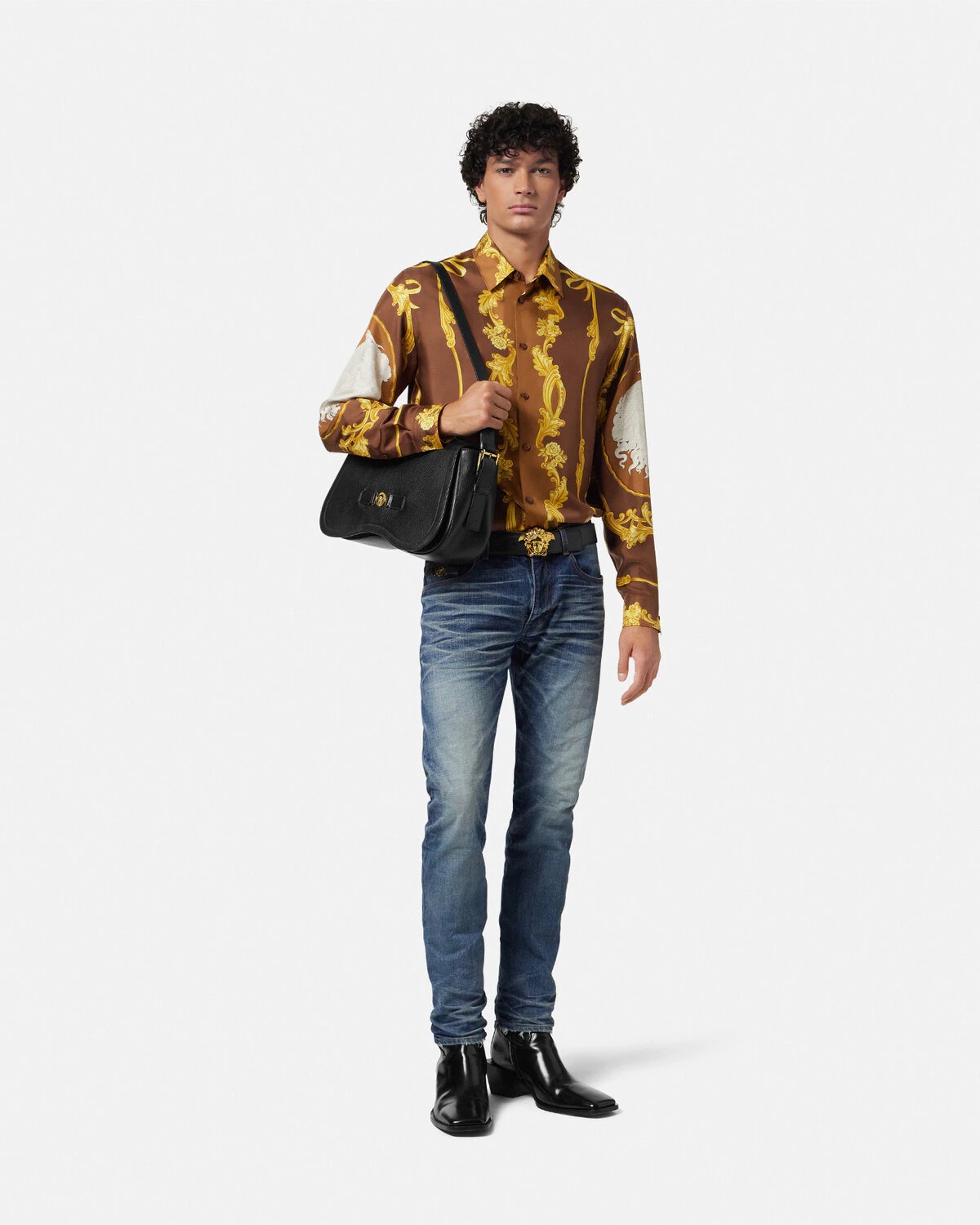 Medusa Biggie Large Messenger Bag - 3
