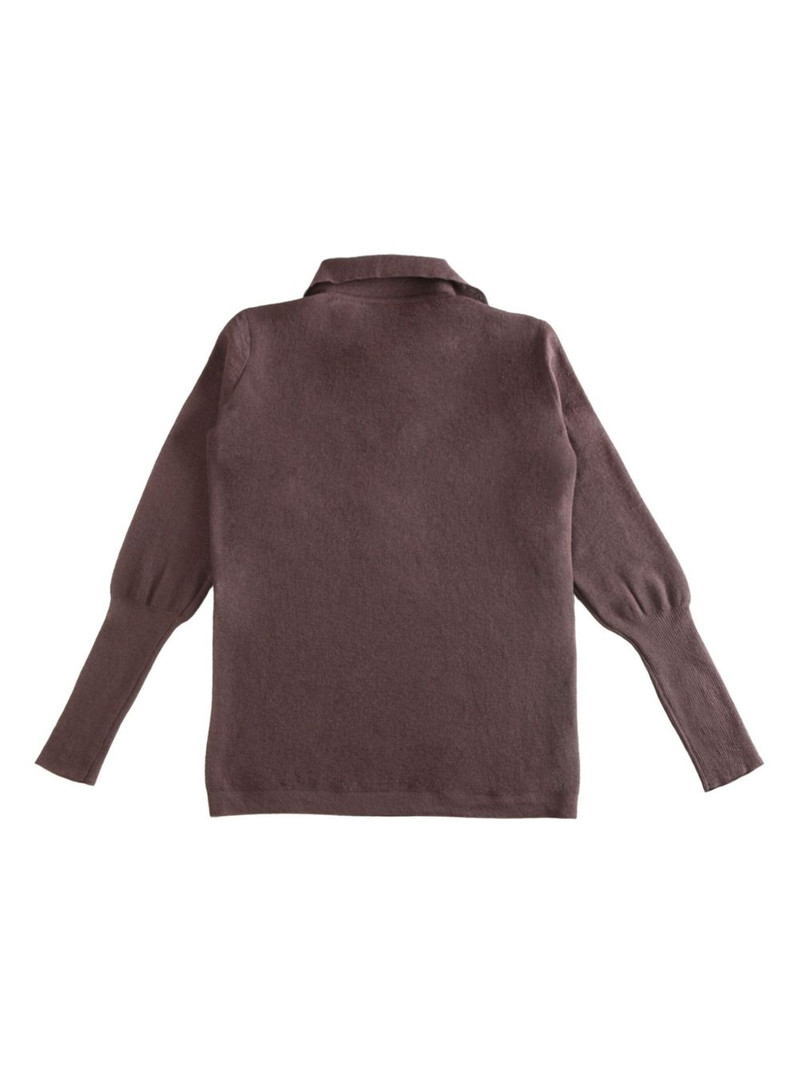 ISSEY MIYAKE wool polo top outlook