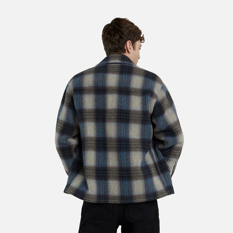 Shirt Jacket Grey Blue 5