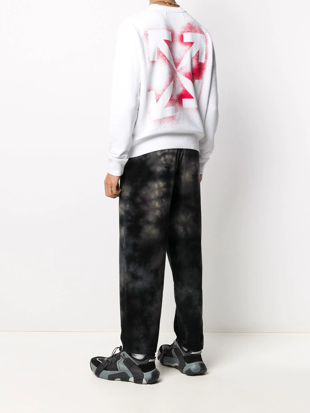 Stencil slim-fit sweatshirt  - 2