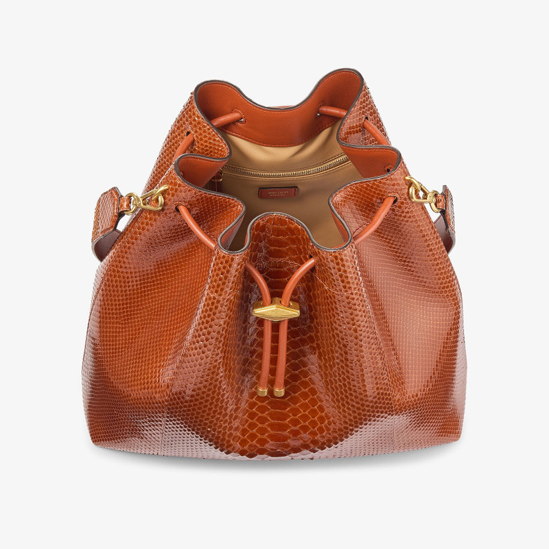 Cinch L
Copper Python Handbag 5