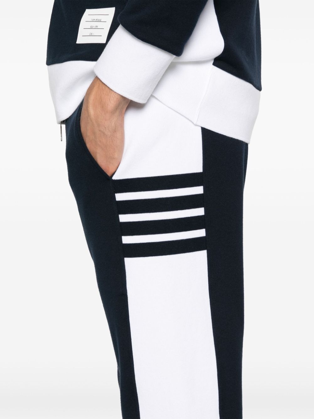 mid-rise track trousers - 5