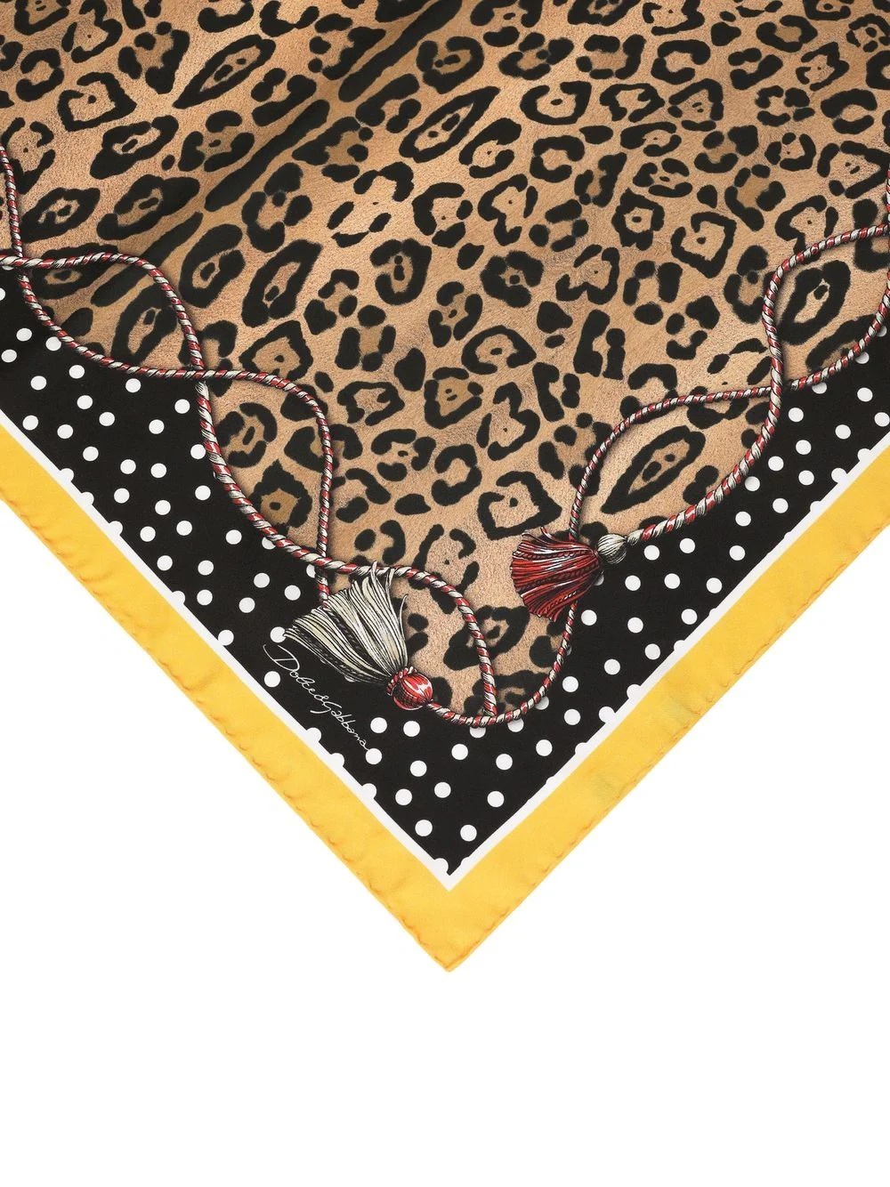 multi-print silk scarf - 2