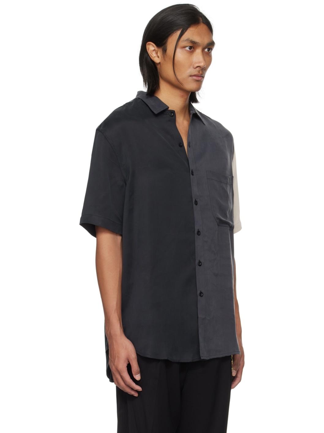 Multicolor Paneled Shirt - 2