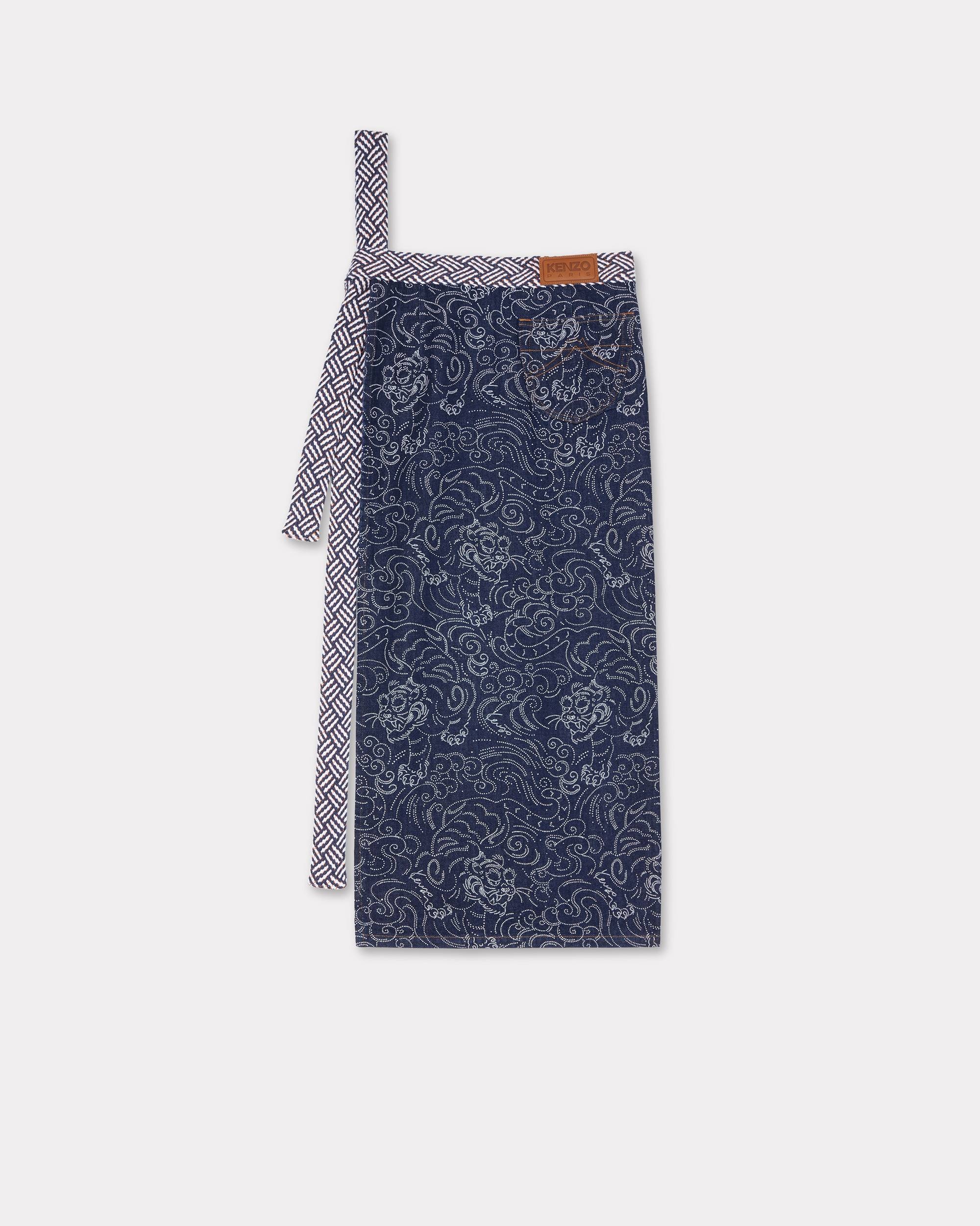 'KENZO Star Tiger' apron in japanese denim - 2