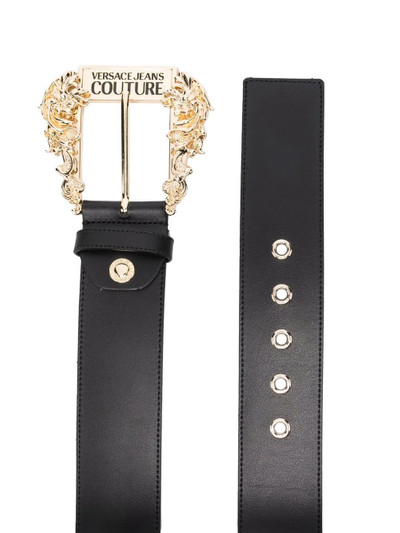 VERSACE JEANS COUTURE engraved-logo belt outlook