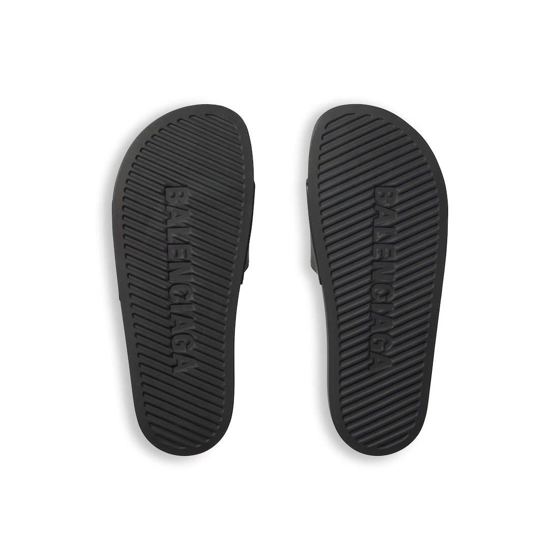 Men's Pool Slide Sandal  in Black/white - 7