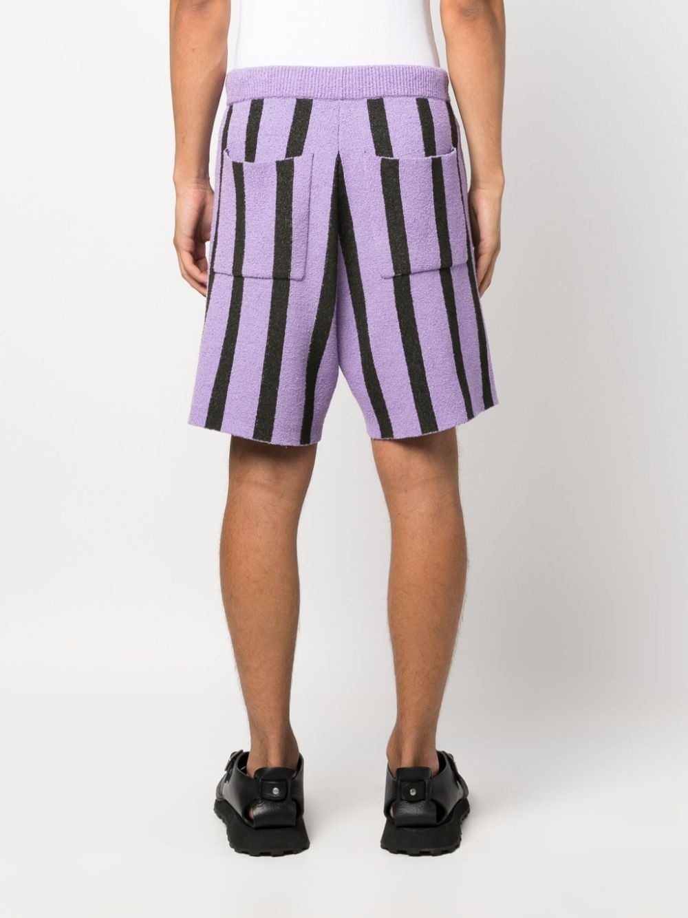 Walter striped terry-cloth shorts - 4