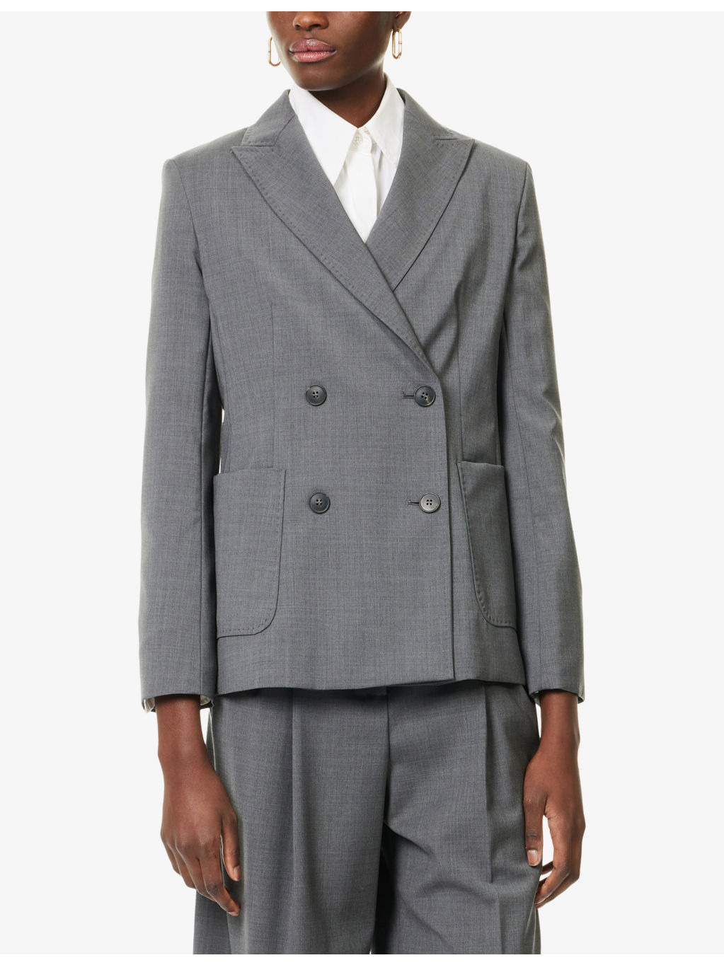 Ornati Double-Breasted Wool Blazer - 3