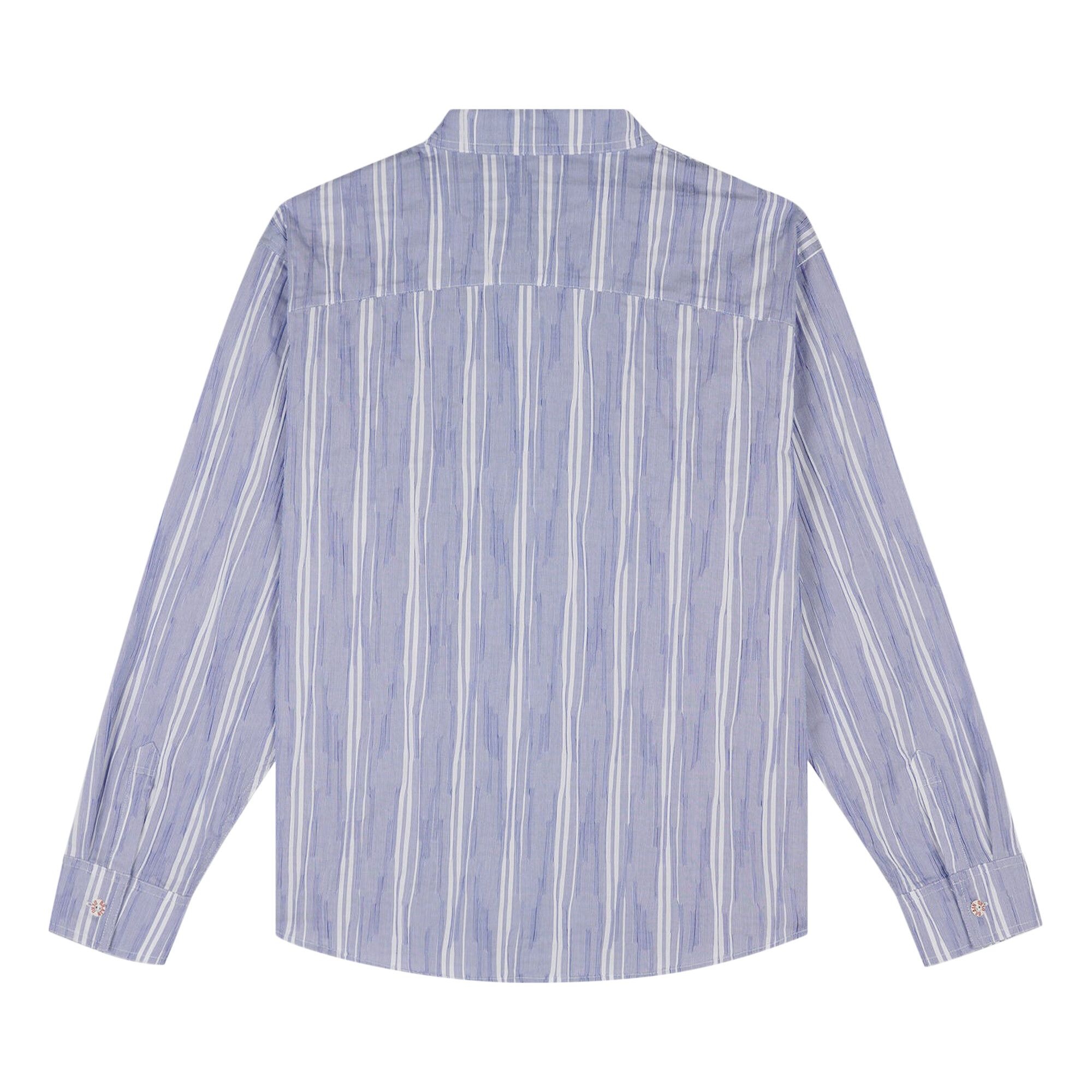Brain Dead Organic Placket Shirt 'Blue' - 2
