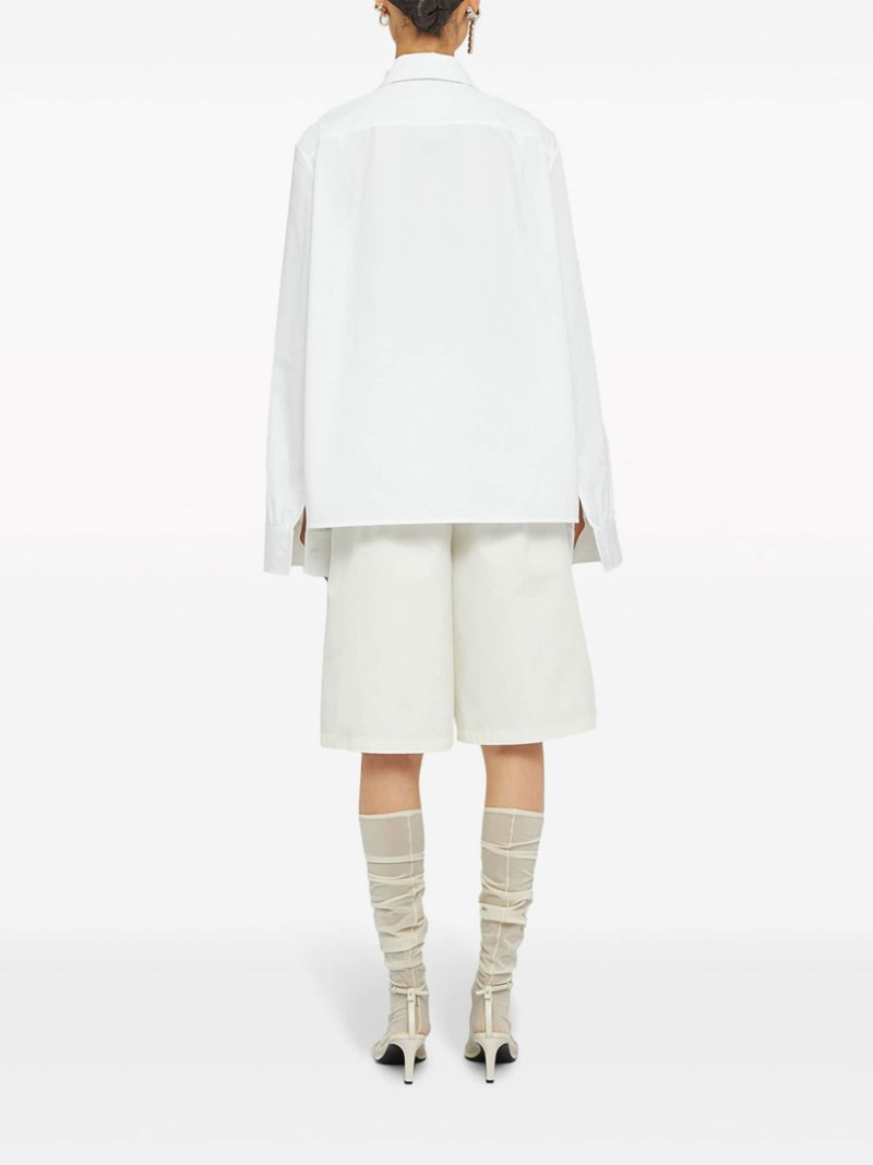 jewel-clip cotton shirt 3