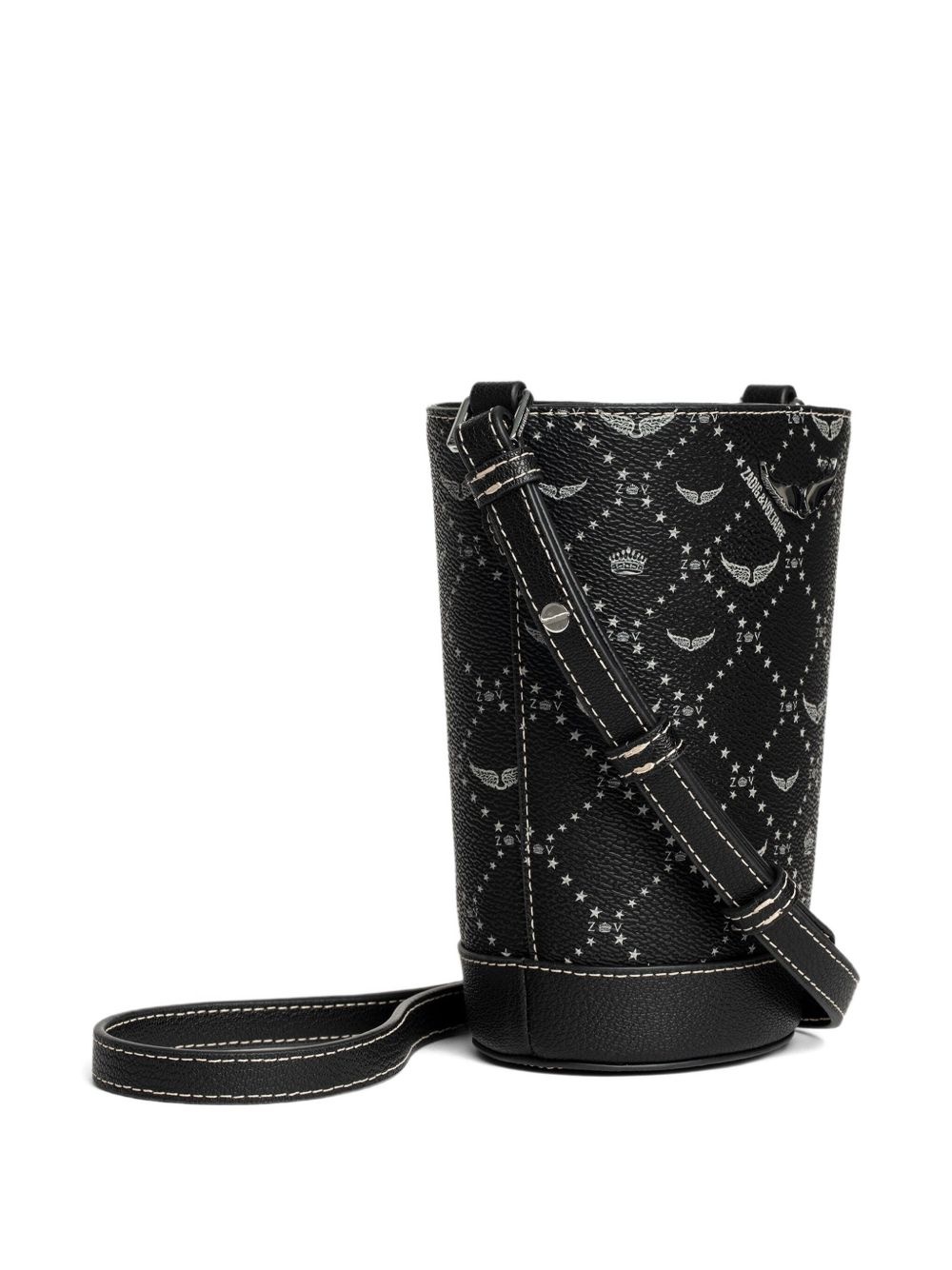 logo-print bucket bag - 4