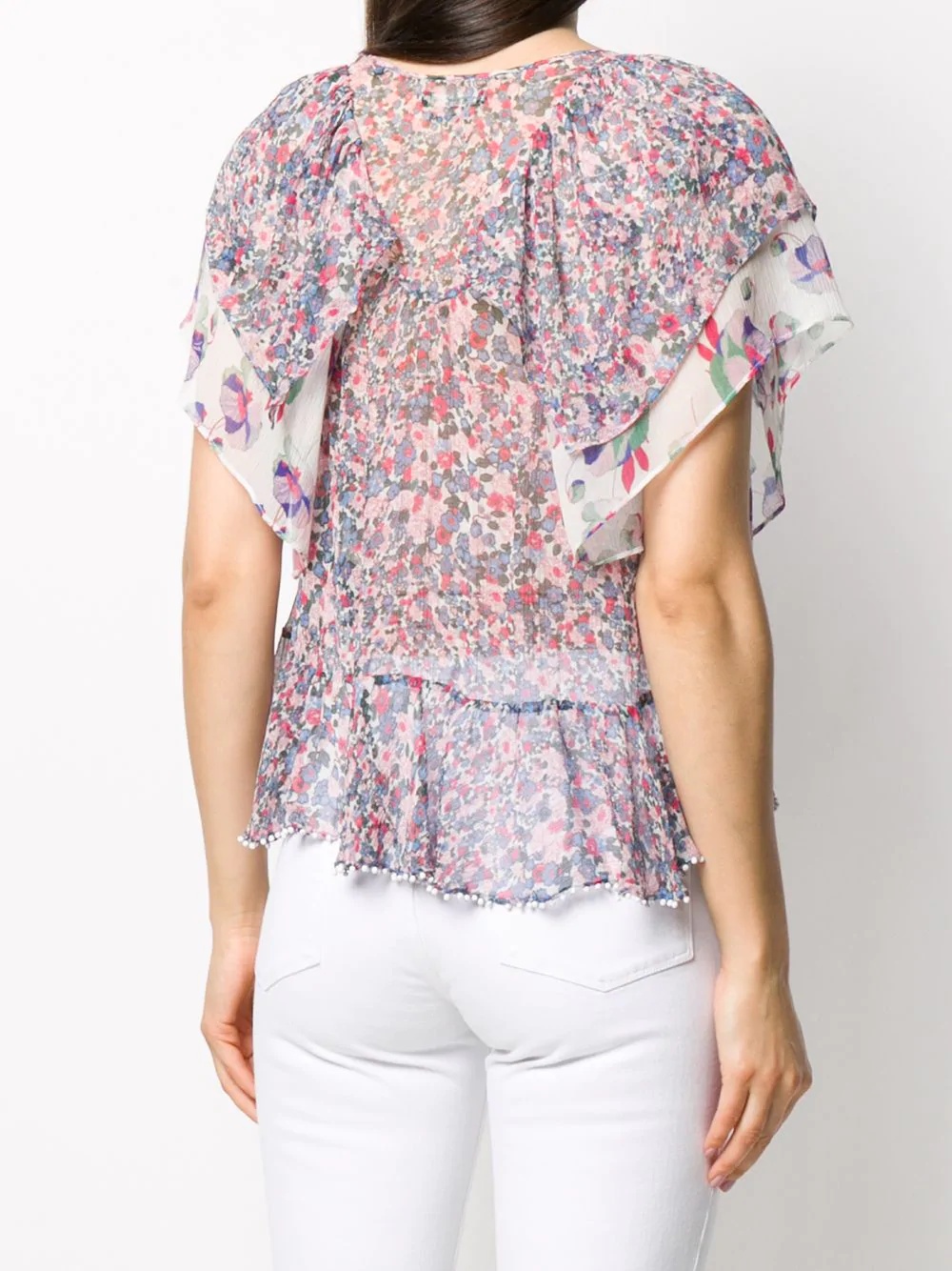 Orace floral-print blouse - 4