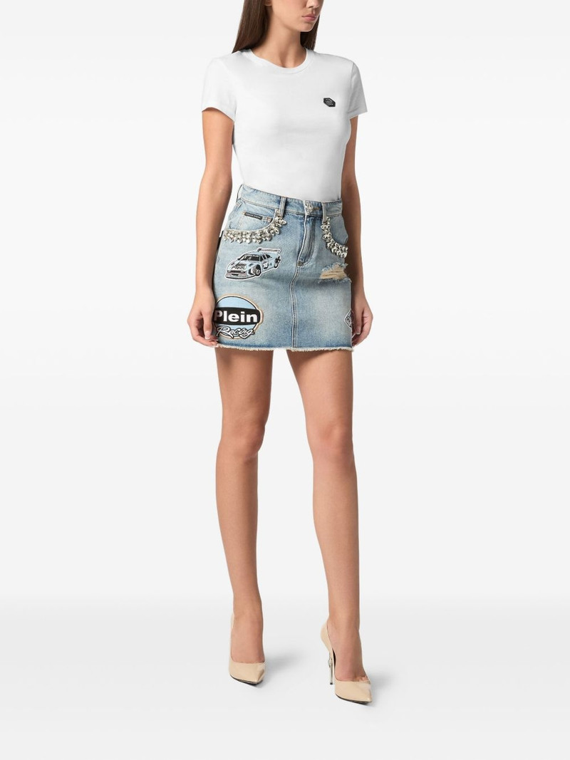 PHILIPP PLEIN Stones Cars Racing skirt outlook