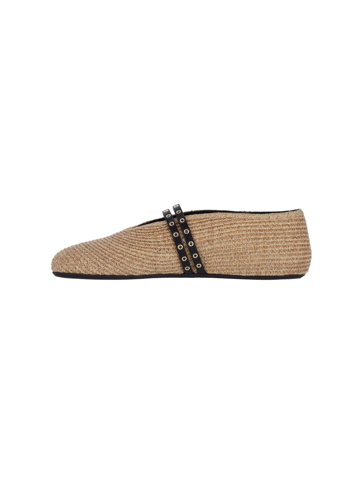 STRAW BALLET FLATS "FLAT" - 3