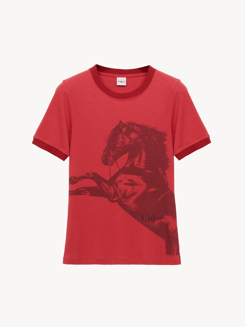 BABY FIT LOGO T-SHIRT IN CHINÉ JERSEY 1