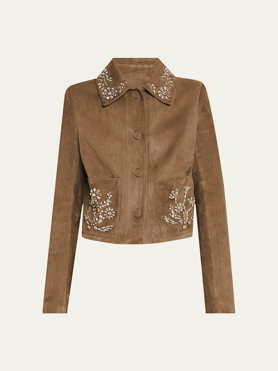 Crystal Suede Jacket - 1