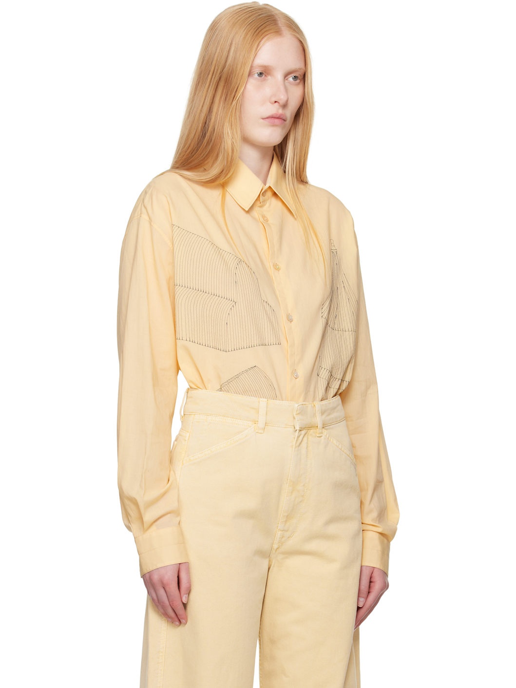 Yellow Philippe Weisbecker Relaxed Shirt - 2