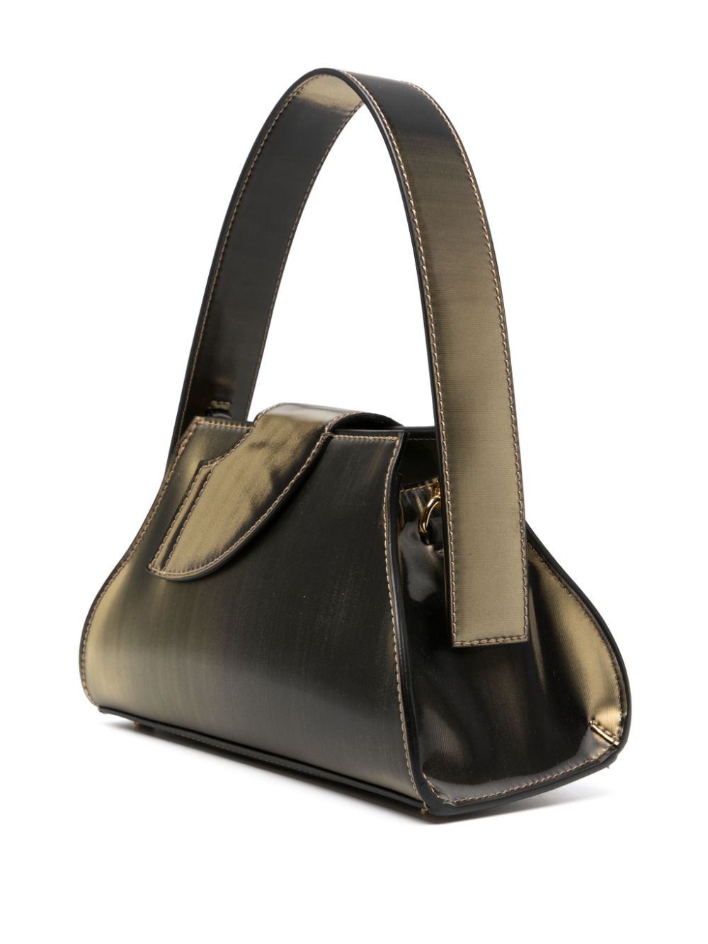 Comma logo-plaque shoulder bag - 4