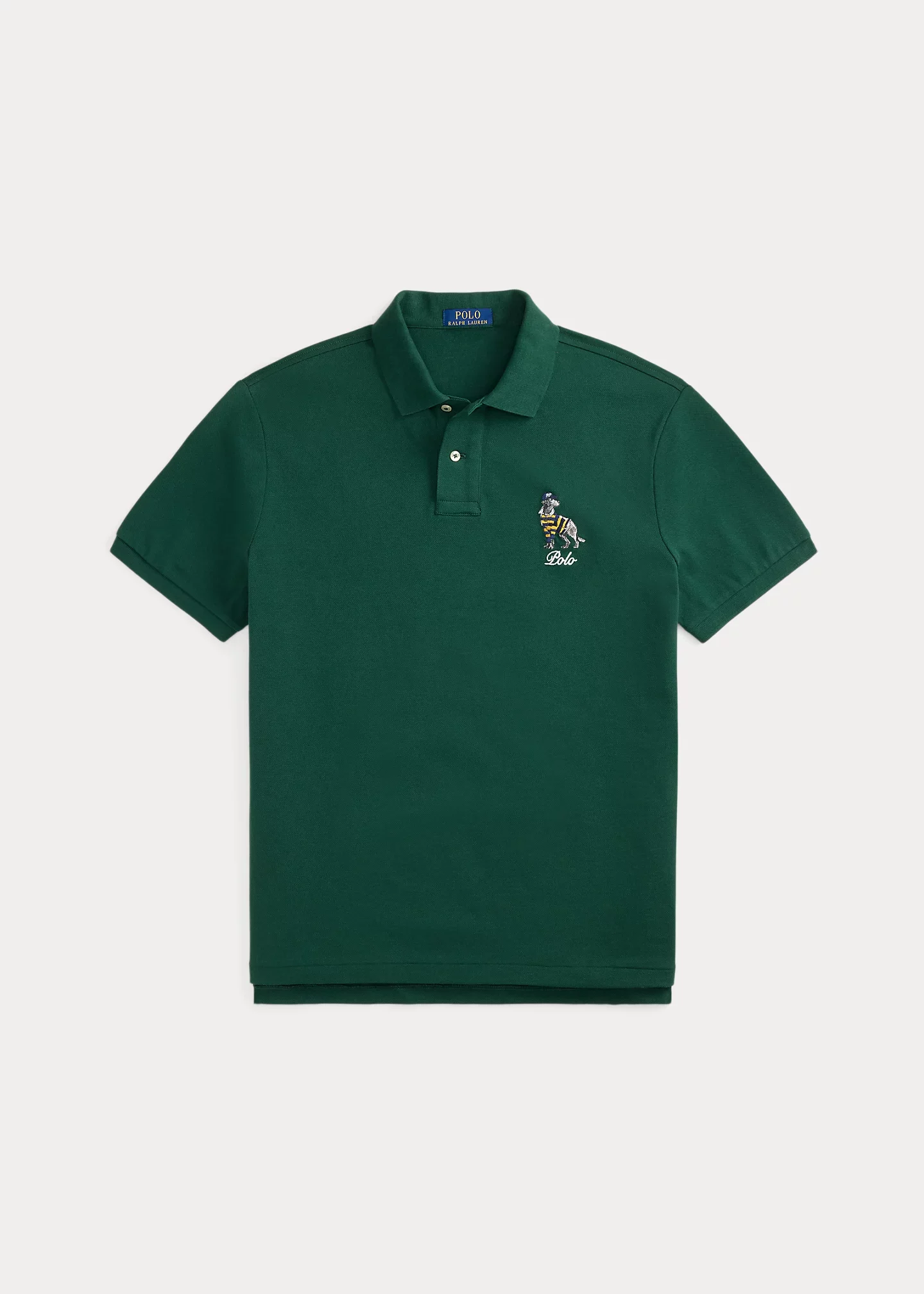 Custom Slim Fit Dog-Embroidered Polo - 1