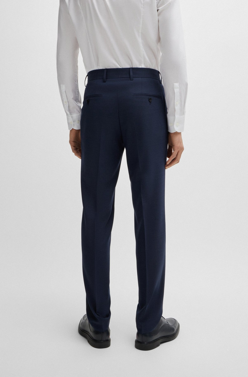 REGULAR-FIT SUIT IN MICRO-PATTERNED STRETCH FABRIC 8