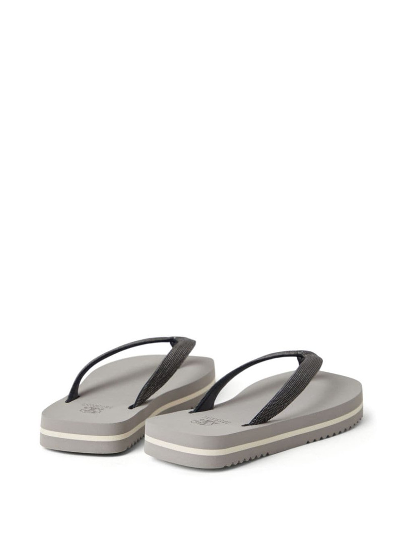 Monili-embellished flip flops 3