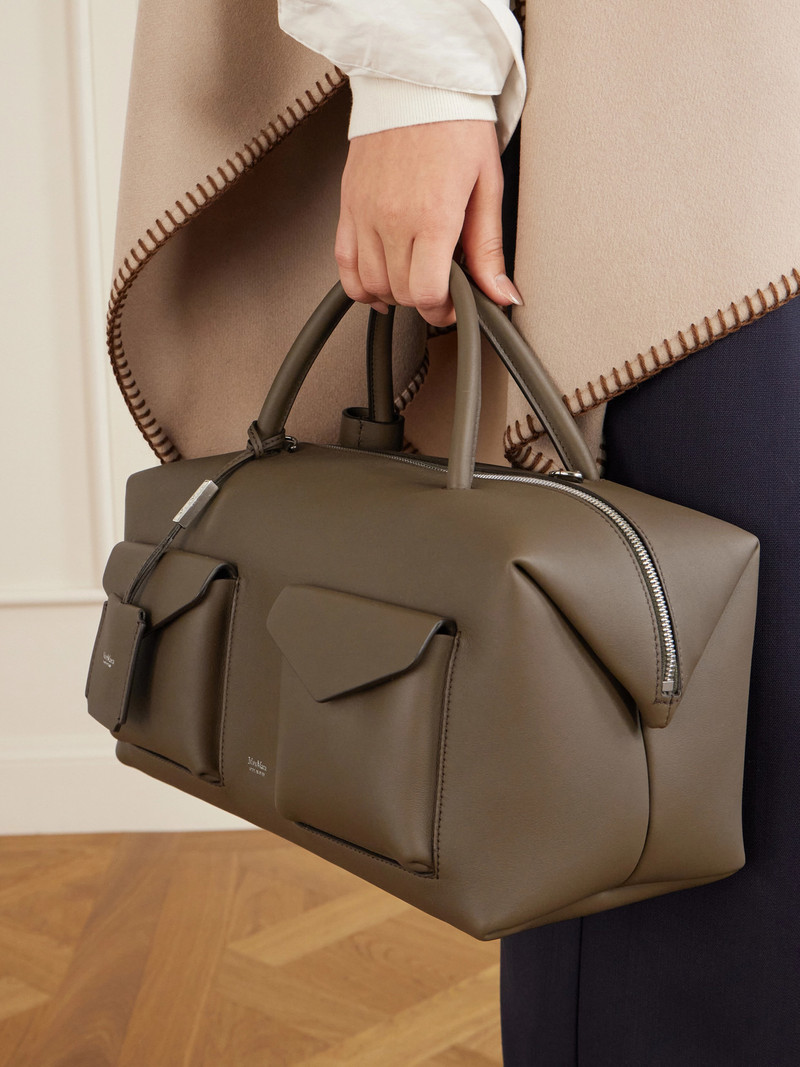 Max Mara Textured-leather Tote outlook