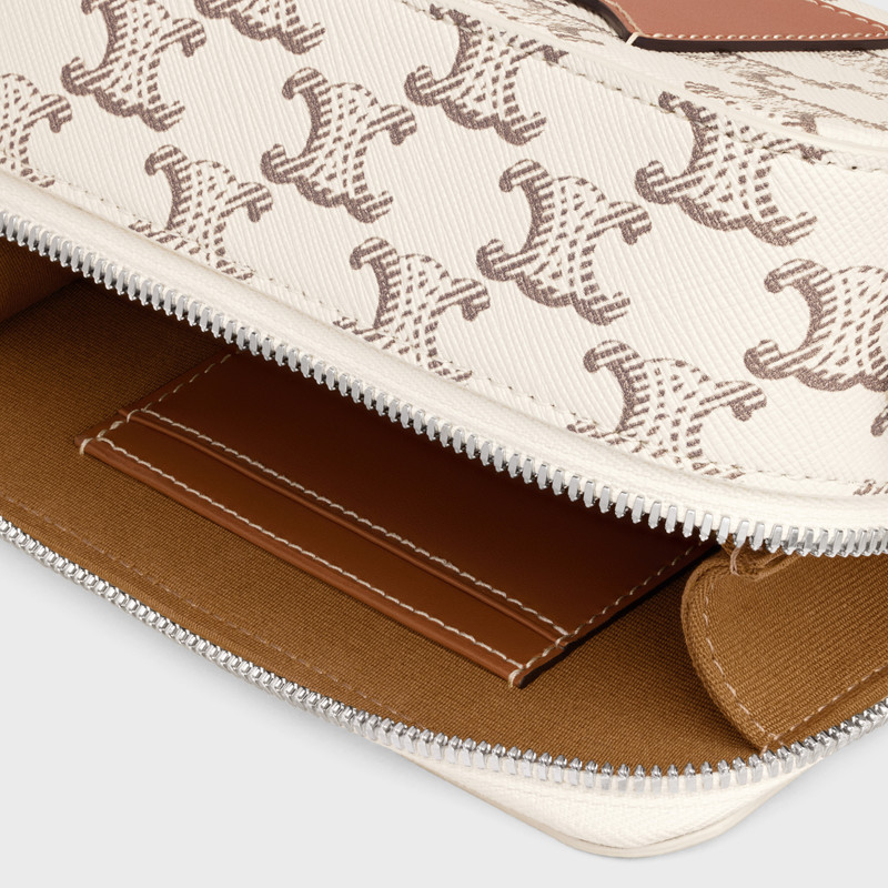 MINI MESSENGER BOX in Triomphe Canvas and Calfskin 4