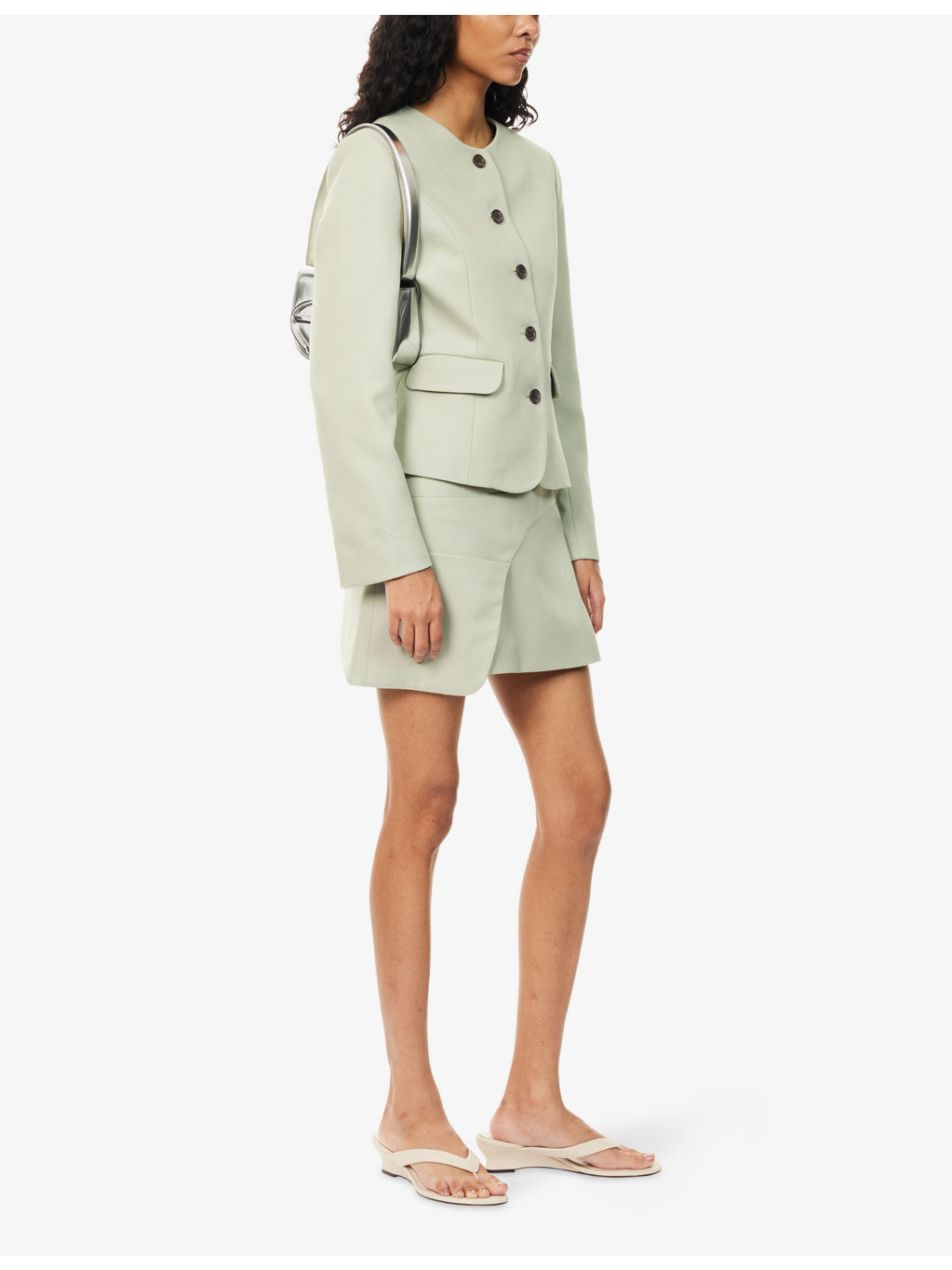 Sabine Panelled Woven Mini Skirt - 2