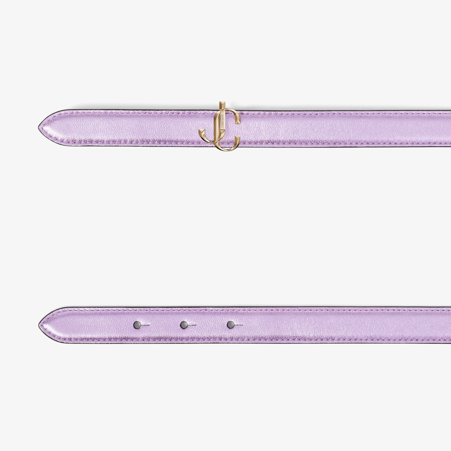 Mini Felisa
Mauve Metallic Nappa Belt with JC Emblem - 3