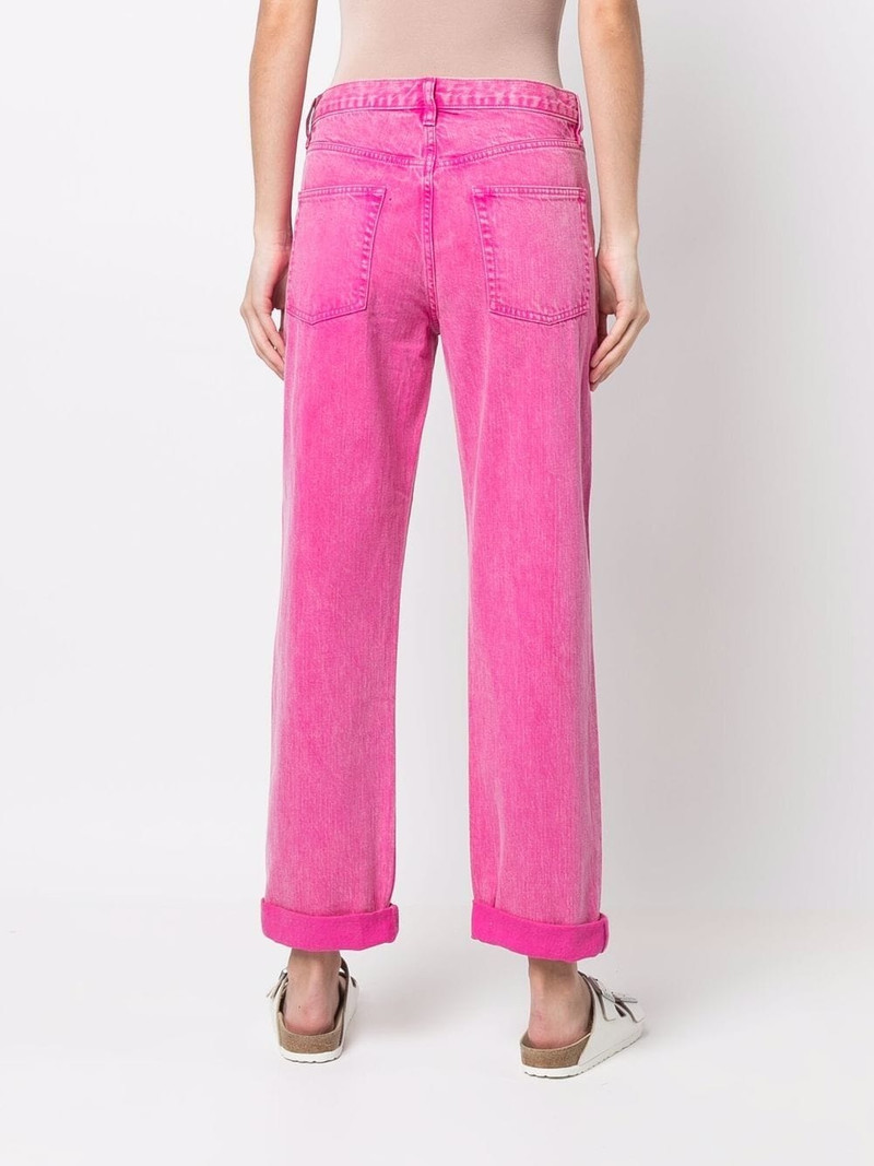 mid-rise straight jeans 4