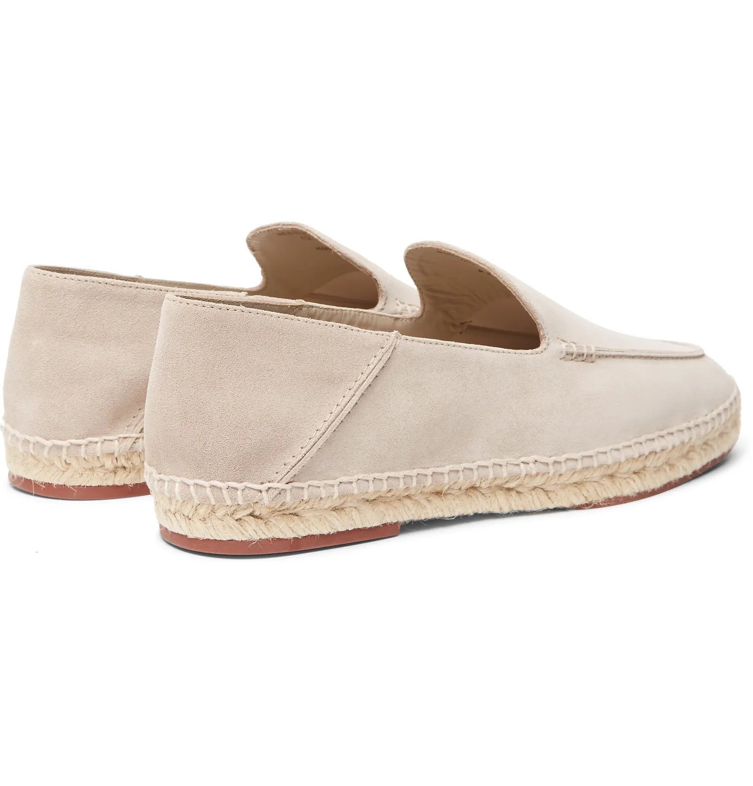 Seaside Walk Collapsible-Heel Suede Espadrilles - 15