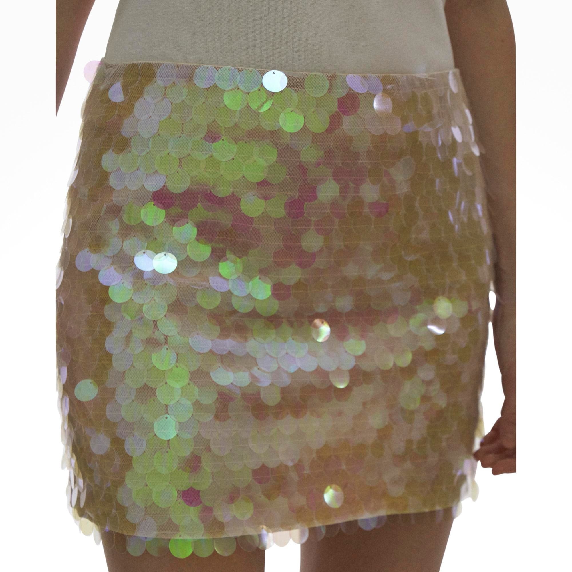 SEQUIN MINI SKIRT - 7