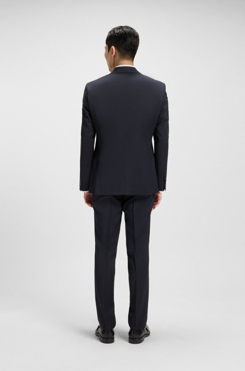 BOSS REGULAR-FIT SUIT IN STRIPED VIRGIN WOOL outlook
