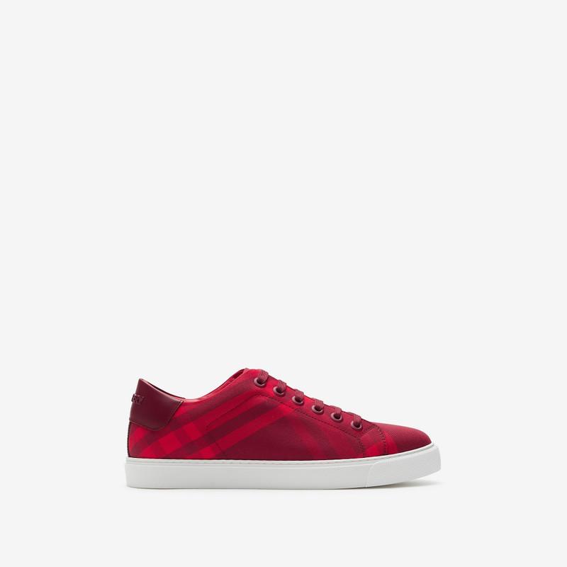 Check Cotton Sneakers 1