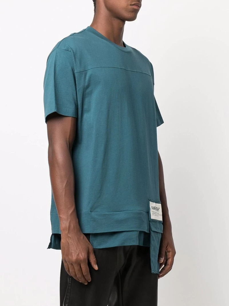 waist pocket logo-print T-shirt 4