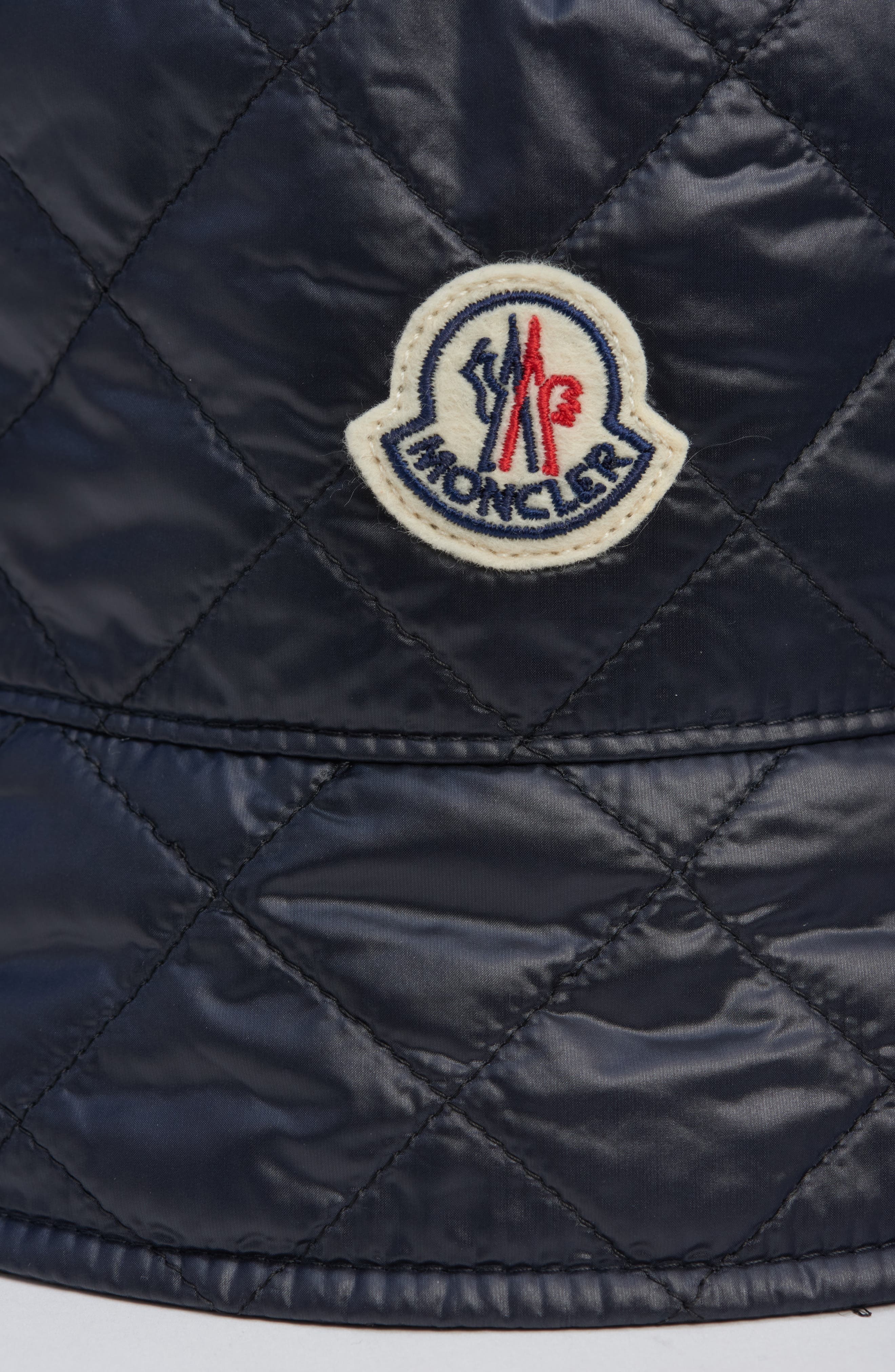 Moncler Diamond Quilted Nylon Bucket Hat in Dark Navy Blue at Nordstrom - 2