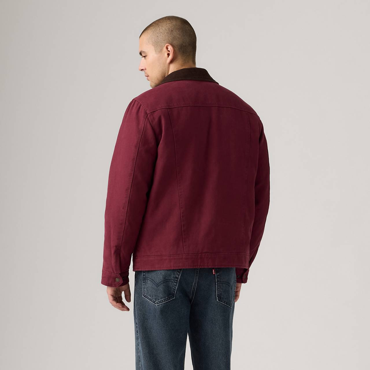 COTTON CANVAS DEPOT JACKET WITH BLANKET LINING - 3