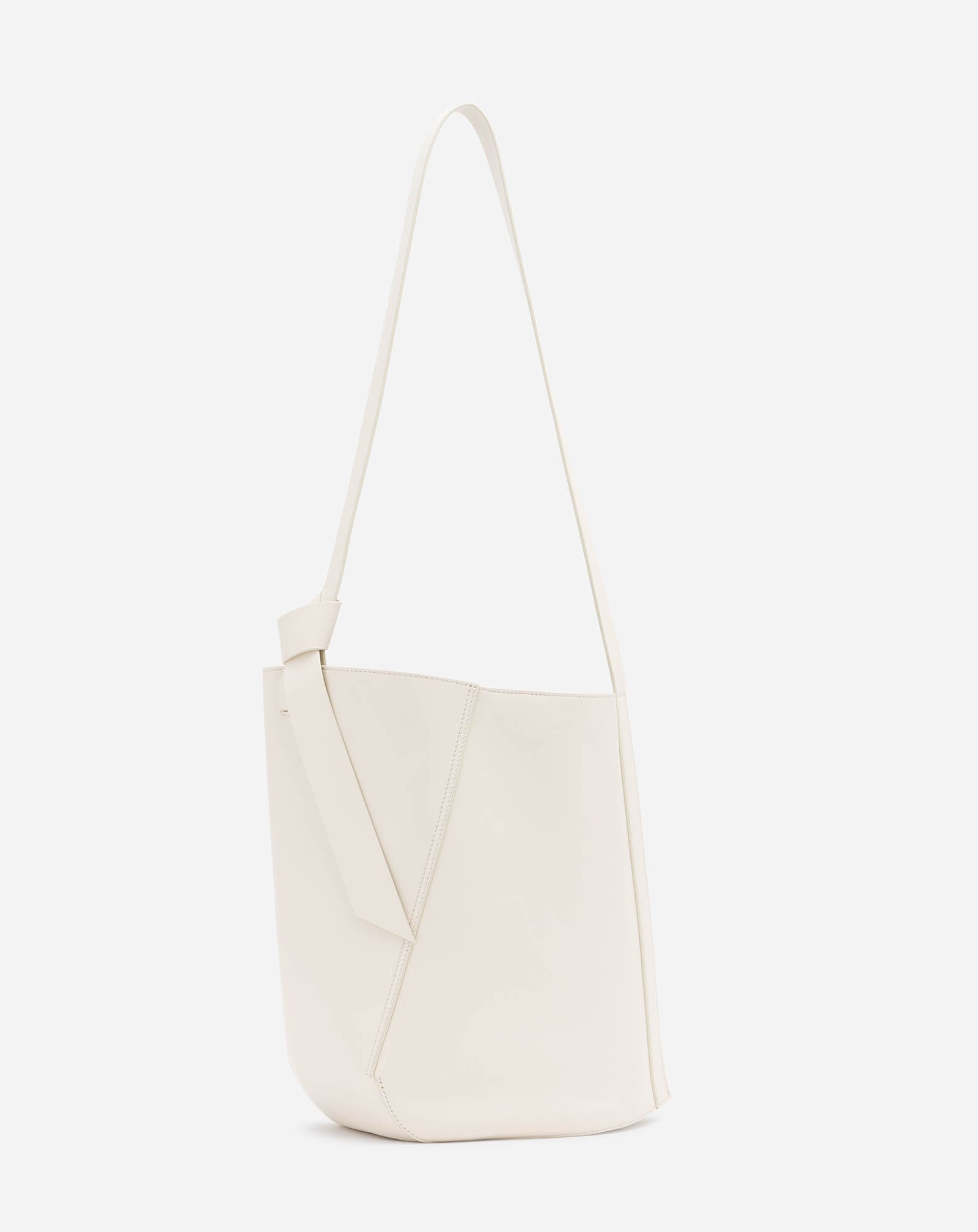 LEATHER MM HOBO TIE BAG - 2