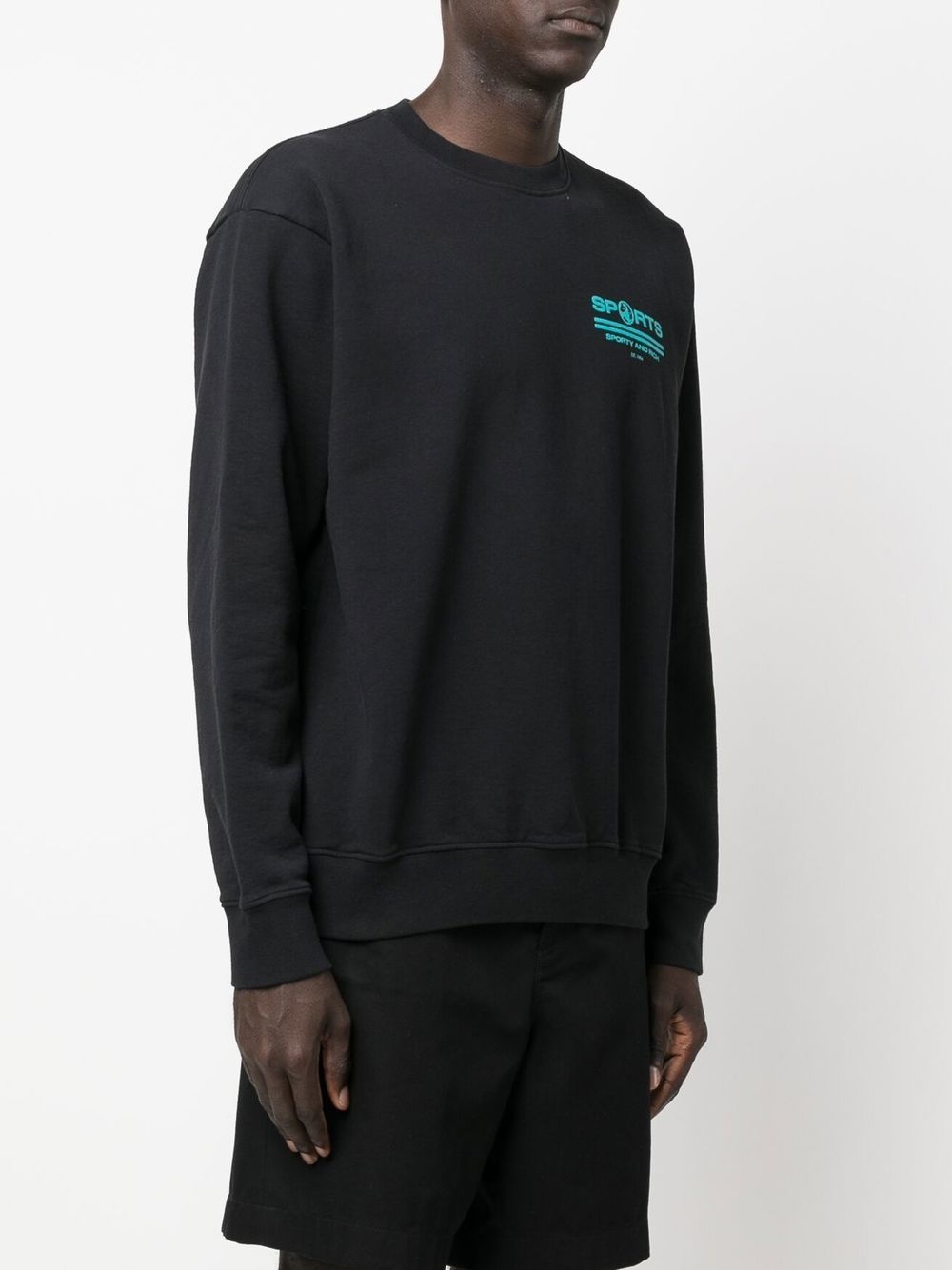 logo-print long-sleeve sweatshirt - 4