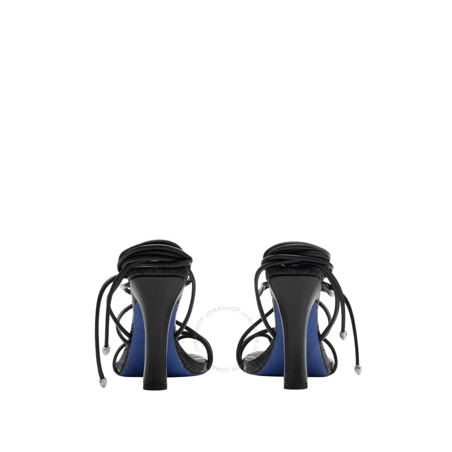 Burberry Ivy Shield Strappy Heel Sandals - 3