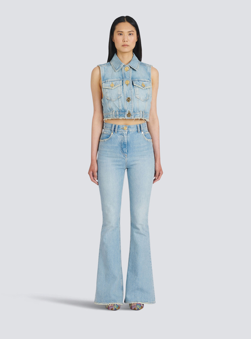Bootcut eco-designed jeans 3