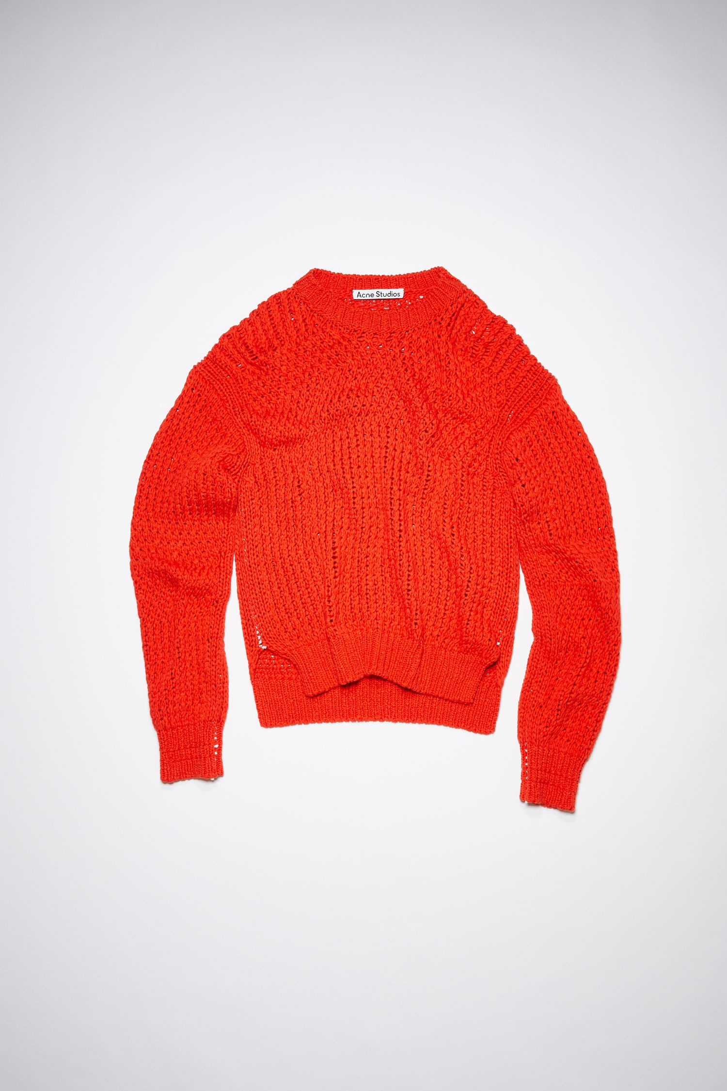 Crew neck sweater - Bright Red - 1