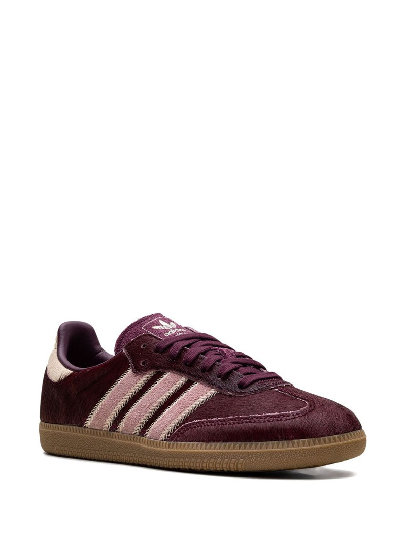 adidas Samba OG "Maroon/Sand Strata/Pony" sneakers outlook