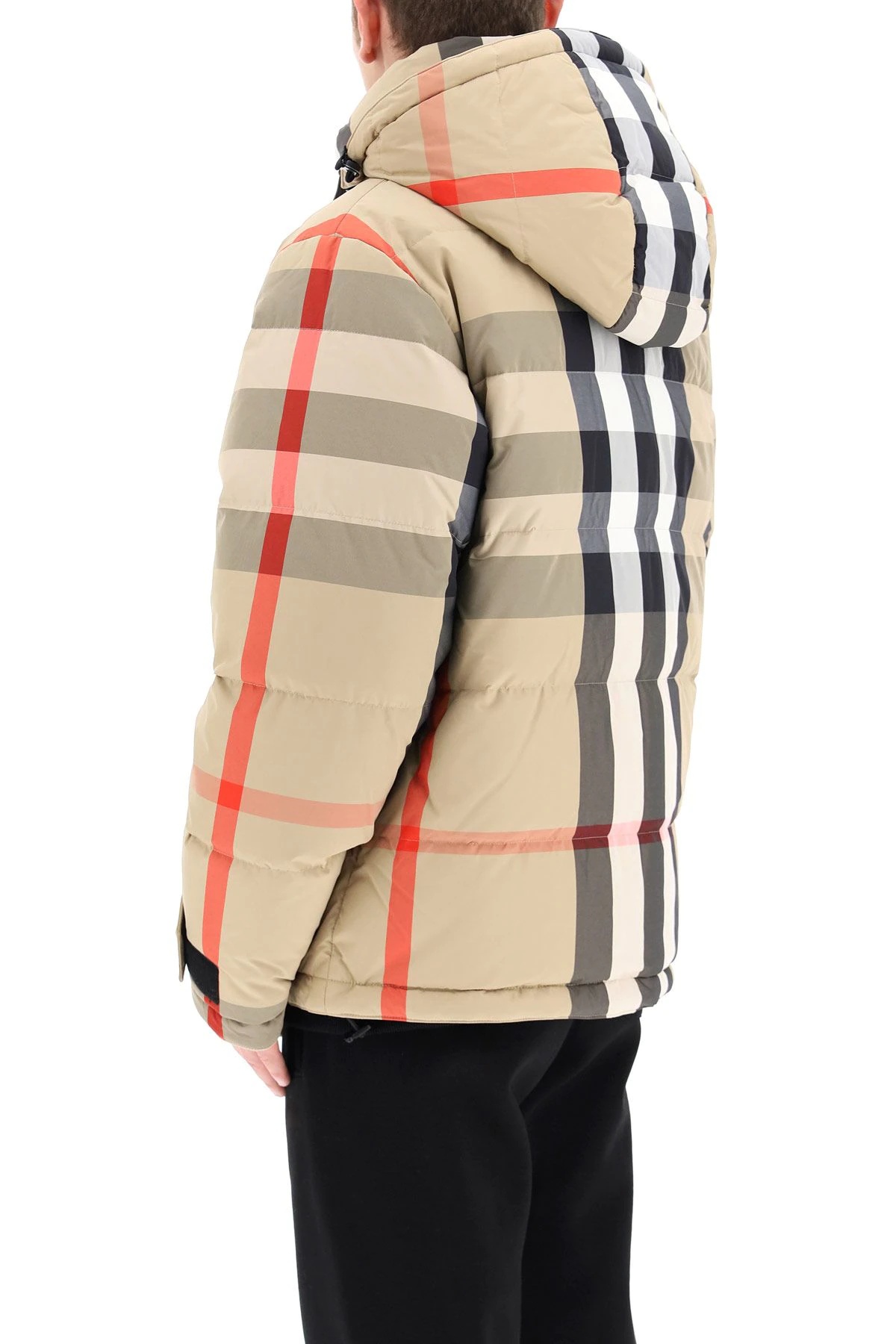 RUTHLAND REVERSIBLE SHORT DOWN JACKET IN RECYCLED NYLON - 4