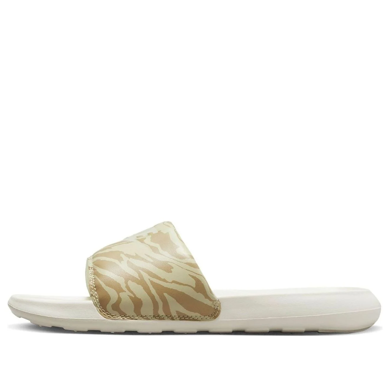 (WMNS) Nike Victori One Printed Slide 'Coconut Milk Zebra' CN9676-105 - 1