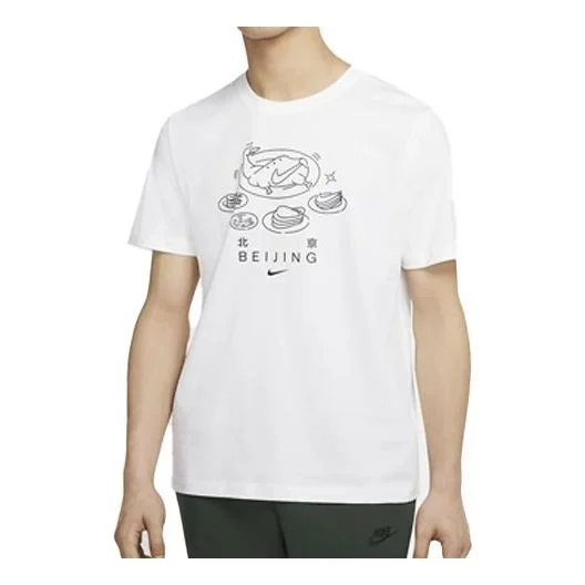 Nike SPORTSWEAR Short Sleeve 'Beijing White' CZ3588-100 - 1