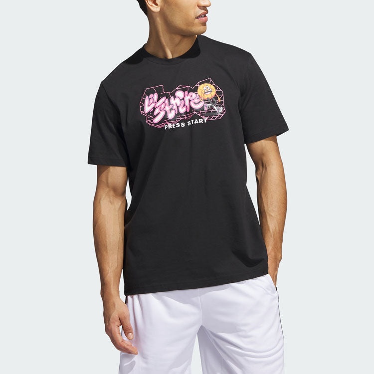 adidas Metaverse Gaming Lil' Stripe Tee 'Black' IM4611 - 2