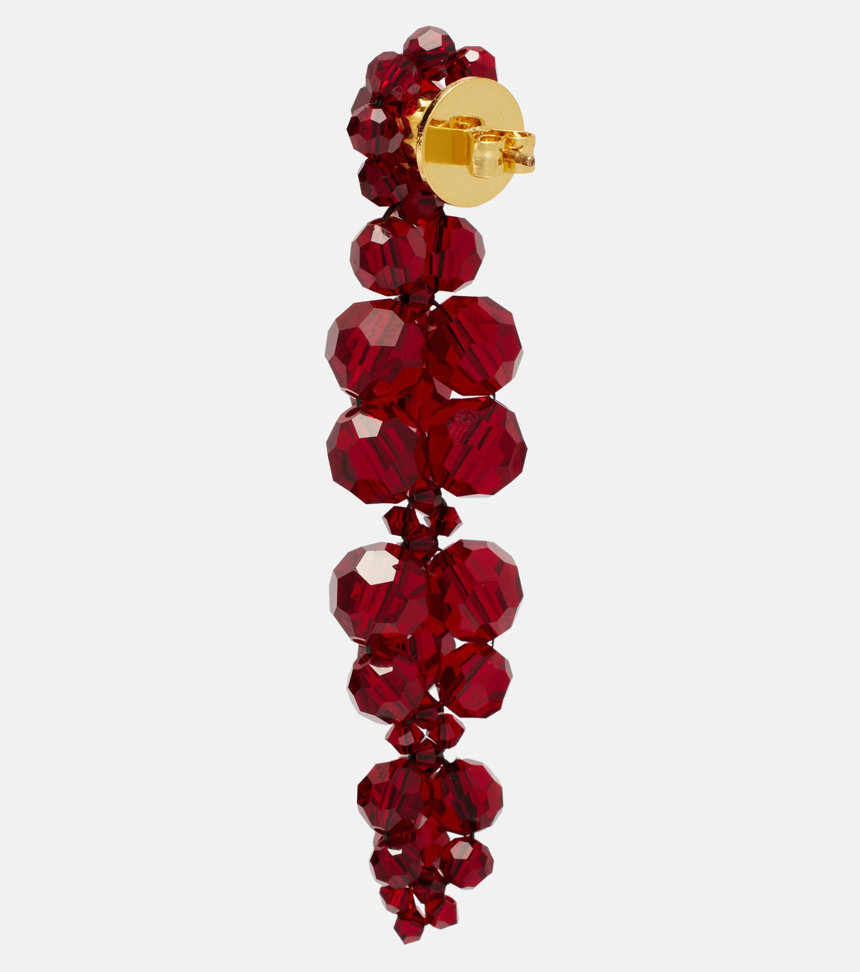 Drip crystal-embellished drop earrings - 5